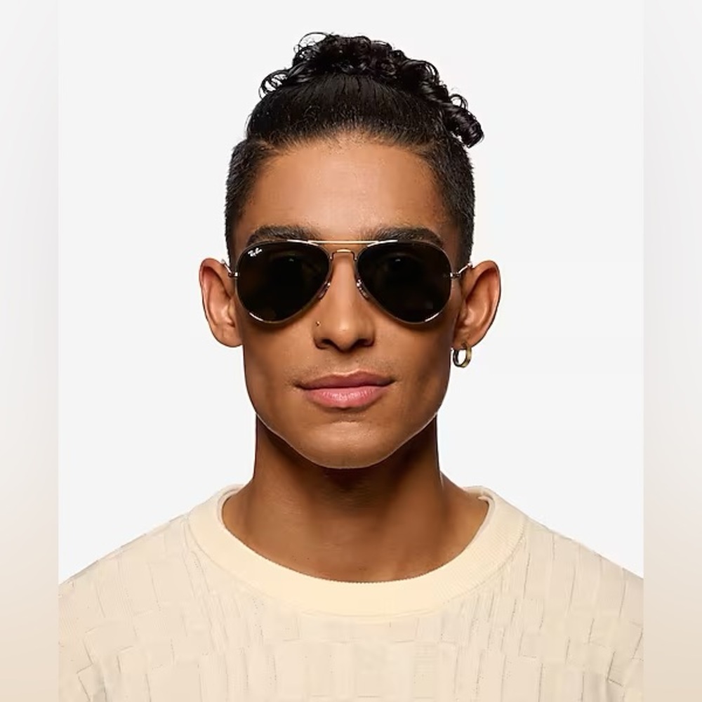 rayban rb3025 aviator large metal gold unisex - Picture 4 of 4